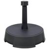 Anthracite Concrete Garden Umbrella Base 15 Kg