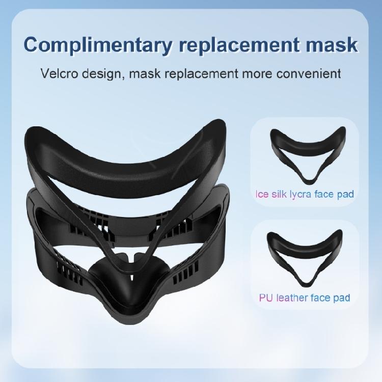 Advanced VR Mask Nose Pad with Fan Cooling, Comfortable Anti Sweat Designing for MQ 3S Gaming Players