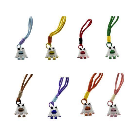 3D-printad snögubbe nyckelring Rörlig ledad ledad snögubbe nyckelring Hängande dekoration Ryggsäck Väska Handväska Berlock