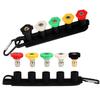 1/4Inch Quick Connect Nozzle Tip Holder Pressure Washer Nozzle Holder for Washer Nozzles Holds 5 Nozzle Tip