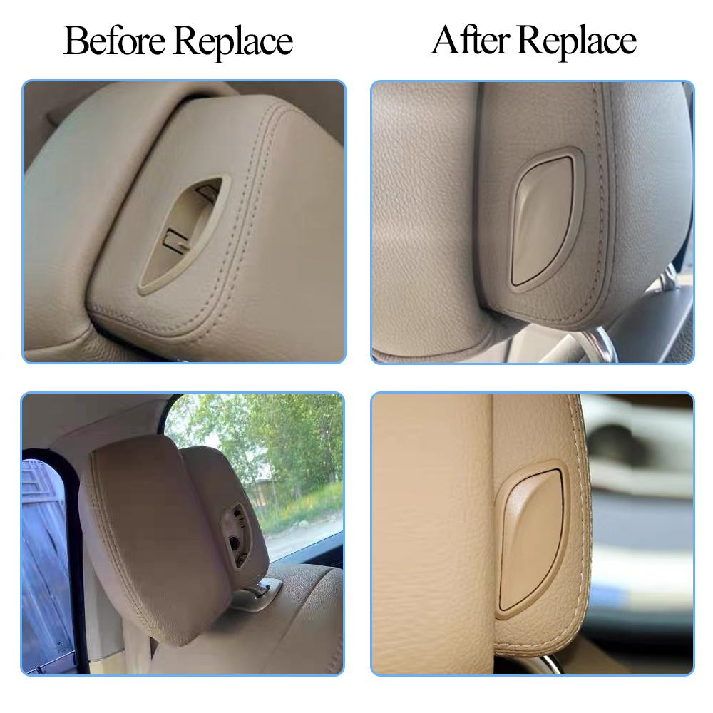 Car Front Seat Headrest Button Adjustment Switch Cover For BMW 5 7 5GT X5 X6 Series F10 F11 F01 F02 F07 E70 E71 E72 52107234966