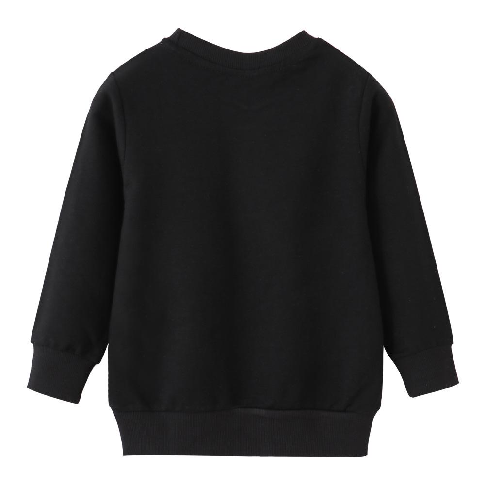 European Style Children's Cotton Long Sleeve Terry Hoodie for Spring and Autumn