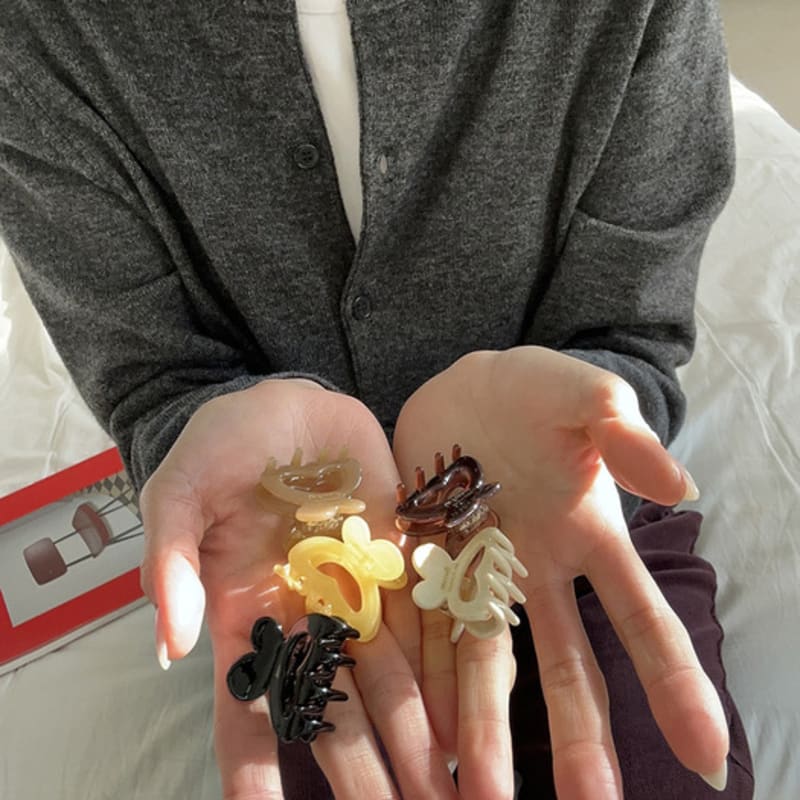 

mosxe Sweet butterfly hair clip (5color) cream