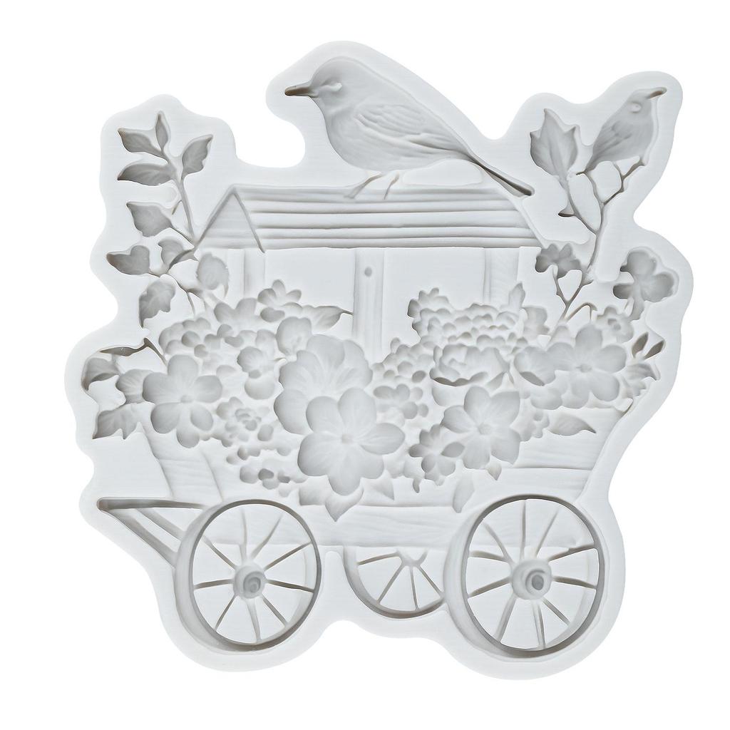 Birds Silicone Molds Flower Fondant Mold Cake Decorating Tools Cupcake Topper Candy Chocolate Gumpaste Mold