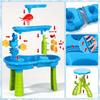 Kinder Strandtisch Wasserfall Spieltisch Wasserpark Wasserbecken Sandtisch Innen Außen Multifunktionales Strandspielzeug