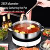 HDST Thickened Stainless Steel 3-Layer Steamer & Soup Pot