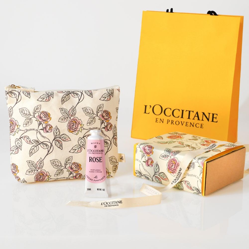 LOCCITANE Rose Hand Cream Gift 2026 (with Spring Pouch Paper Bag) Popular Present Cosmetics