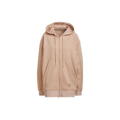 (WMNS) By Stella McCartney Logo Print Zip-Up Hoodie Asia Sizing 'Beige' Women's H59289