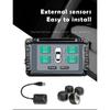Car Tpms Usb Tire Pressure Monitor Alarm System 4 External Sensor For Android Car Dvd