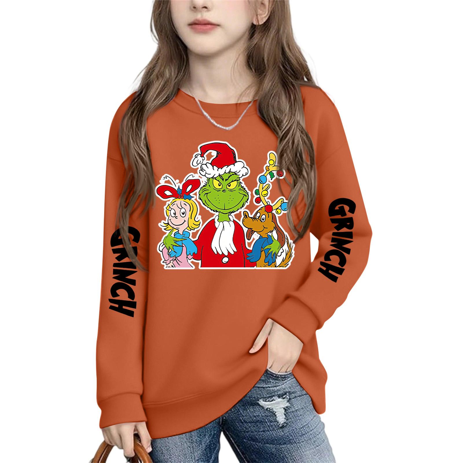 

Детские модные повседневные универсальные повседневные толстовки с круглым вырезом для мальчиков и девочек, повседневные лоскутные топы с длинными рукавами, свитшоты 160 оранжевый