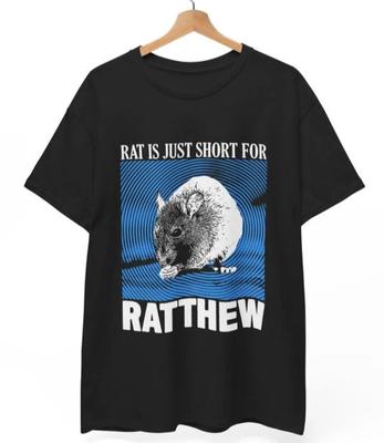 Rat è solo Ratthew Maglietta | Divertente Maglietta Meme Wholesome | Regalo Nome Animale Roditore