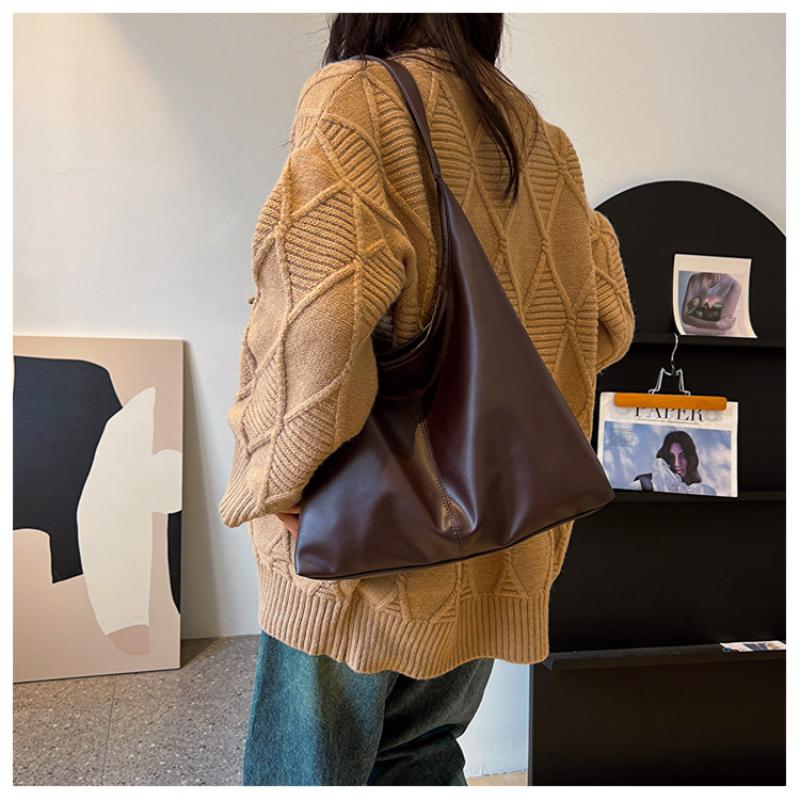 Pu Leather Women Shoulder Bag Fashion Luxury Women'S Shoulder Bag Hobo Bag For Female Commuting Tote Bag