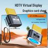 HDTV Simulator Graphics Card Video Adapters, 2 Models: With/Without Lights, Supports 4K60Hz UHD.
