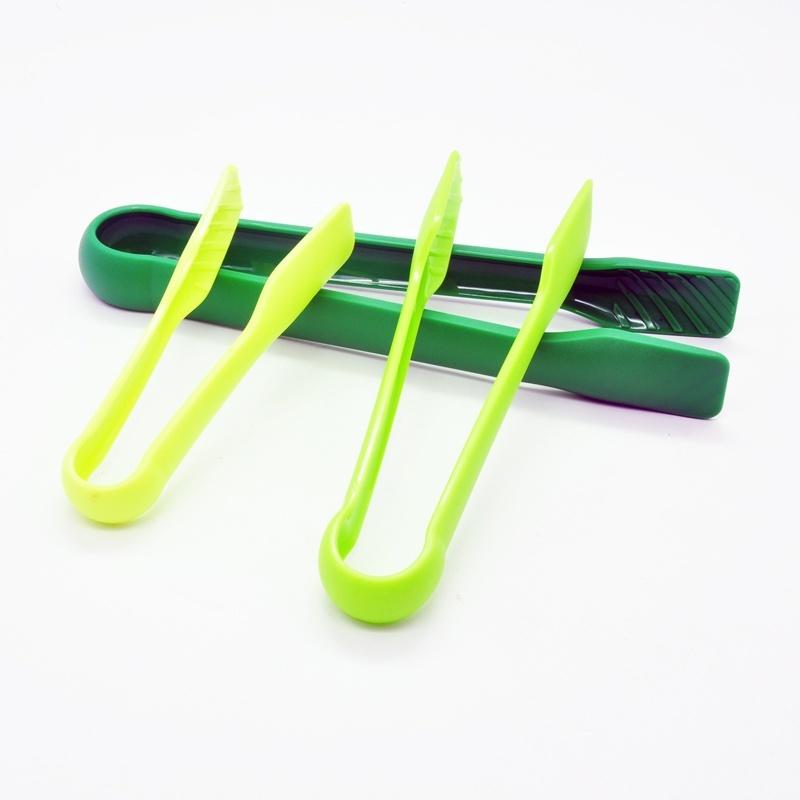 3Pcs/set Colorful Plastic Bread Clamp BBQ Tong Barbecue Clip Food Salad Tong Kitchen Tools
