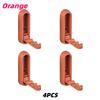 4pc Heavy-Duty Zinc Alloy Wall Hook Foldable Rust-Proof Hidden Door Hooks for Hanging Coat Towel Clothe Hat Bag Key Utility Hook