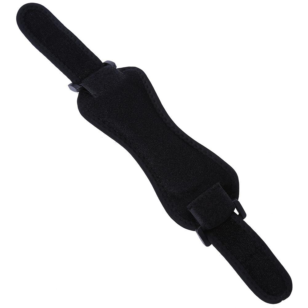 Compression Patella Strap NOn Slip Adjustable Knee Support Brace Pads (Black)