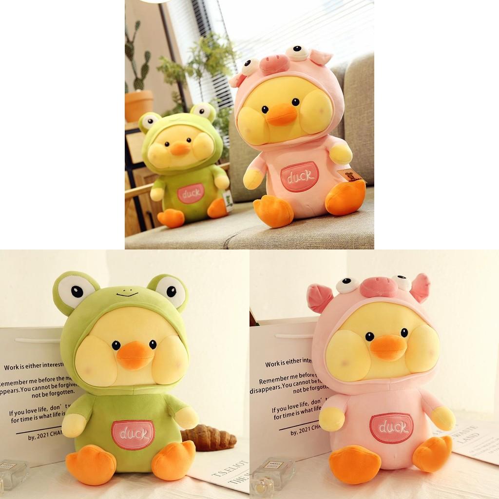 Frog Pig Dududuck Plush Toy Cartoon Stuffed Doll Bedroom Decoration Gift Kids