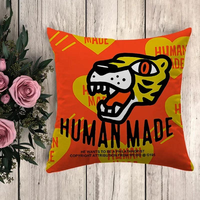 

Роскошная наволочка human made Декоративные наволочки Наволочка Чехол для подушки Диван Автомобиль Спальня Декор Дакимакура Свадебный подарок 30x30cm чёрный