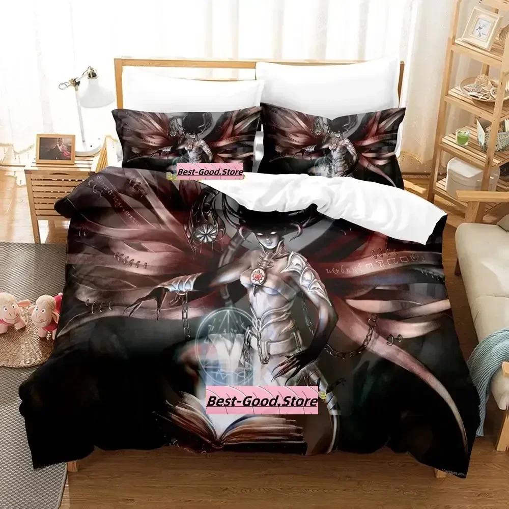 Comforter Personality Demoness Bedding Set Single Twin Full Queen King Size Bed Set Adult Kid Bedroom s Anime Bed