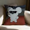 Anime Koala Creative Cartoon Pillow Case Pillowcase, Double-sided Printed, Sofa Cushion, Bedroom Headboard Pillow