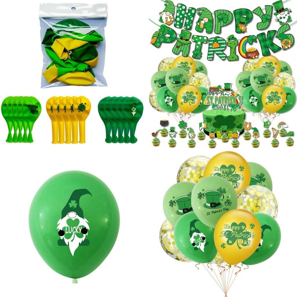 Irish St. Patrick's Day Decorations W/shamrock Ornaments Accessories