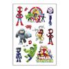 6Pcs Spiderman And His Amazing Friends Tattoo Stickers Waterproof Sticker Funny Kids Girls Christmas Birthday Gift Reward Toy