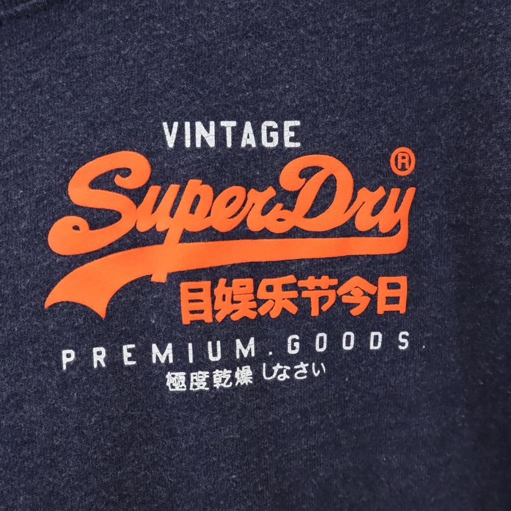 SUPERDRY Super Dry Short Sleeve T-shirt L Navy Men's Used