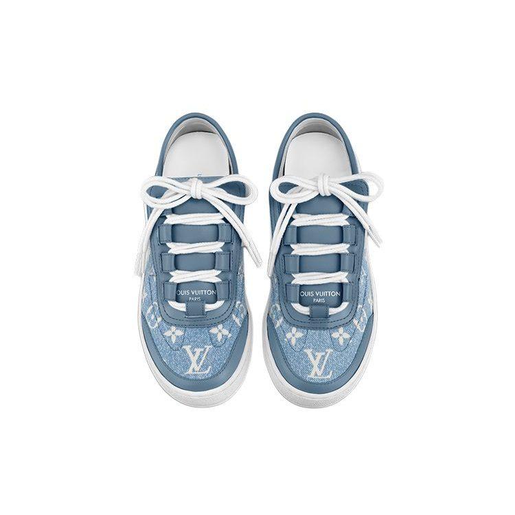 Louis Vuitton Lous Sneakers 'Denim Monogram' Women's 1AB32H