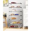 7-Tier Metal Shoe Rack Organizer 14-Pair Storage Solution Durable Freestanding Closet Organizer Easy Assembly Home Accessories