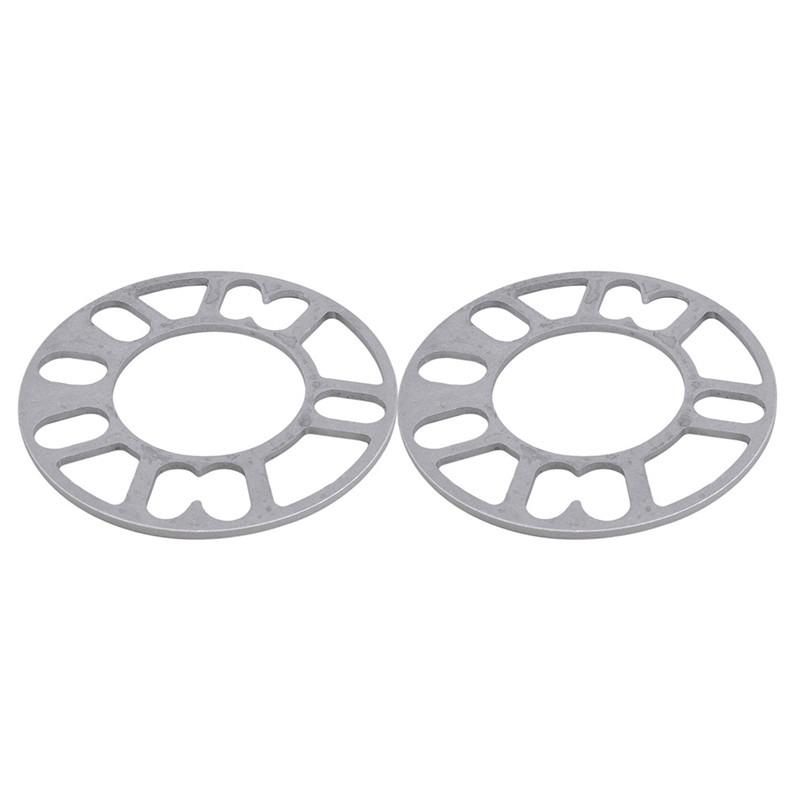 2pcs Universal Car Wheel Tire Spacer Adaptor Shims Plate 3mm 5mm 6mm 8mm 10mm For 4x100 4x114.3 5x100 5x108 5x114.3 5x120