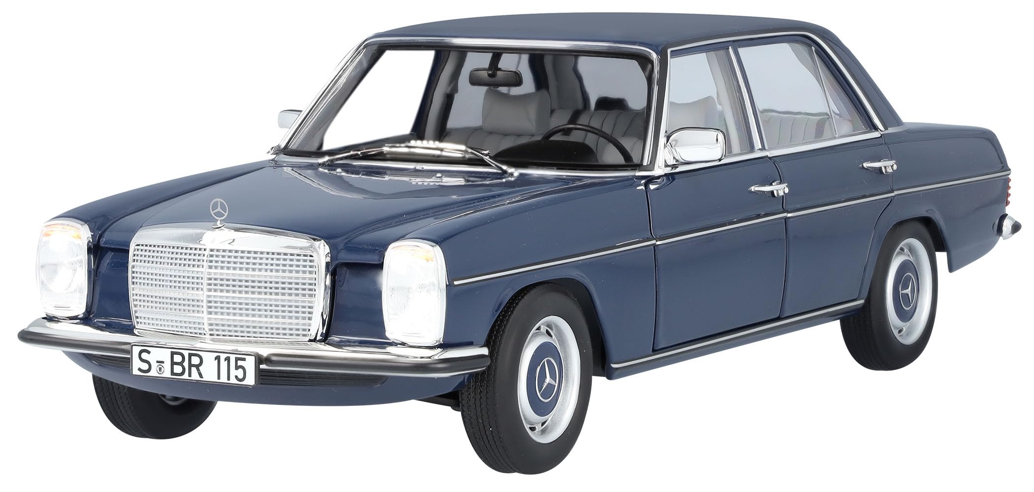 

Оригинальный масштаб 200 полуночный синий [Коллекция Mercedes-Benz] W114/115 (1968-1973) 1/18