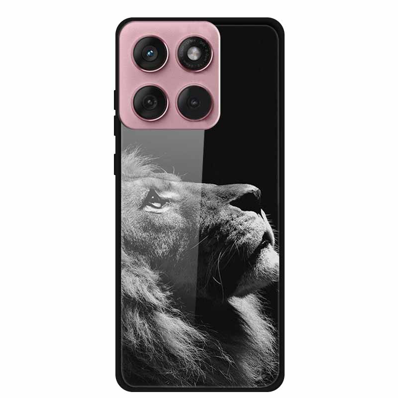 For Motorola Edge 60 60s 5G Case Hard Back Cover Tempered Glass Case For Motorola Edge 60 Fusion Phone Case Soft TPU Bumper Para