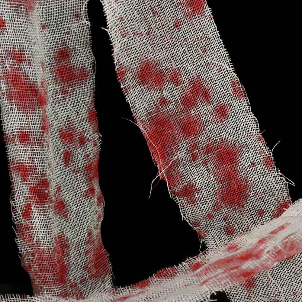 Decor for Home, Party Blood Gauze Cloth Haunted House Supplies Halloween Props Blood Bandage