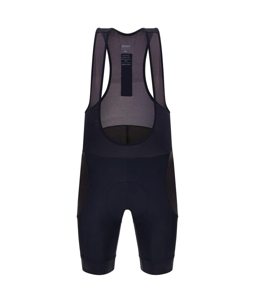 Santini Cycling Bib Shorts with Impact Dual Side C3 Seat Durable and Lightweight Black SP1178C3IMPACPAD Men's Pad, Pads, Pad, Fabric, (Size 2XL)