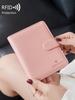 Multi functional RFID shielded passport holder PU leather ID card bank card passport bag wallet travel accessories unisex