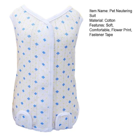 Pet Neutering Suit Anti-Lick Cat Protective Clothing Post-Surgery Recovery Dog Physiological Suit Pet Supply
