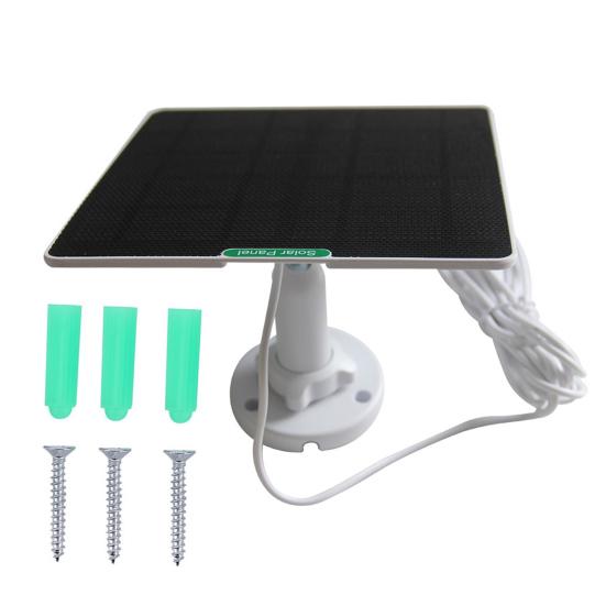 Solar Panel 5V/1000mA Stable Current Weather-proof Ultra-Thin Design Doorbell Power