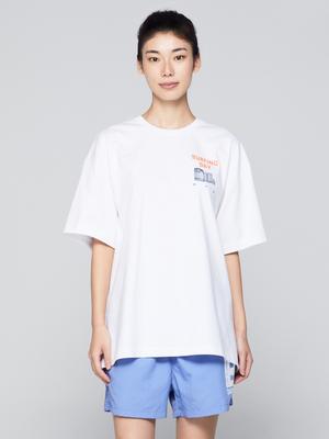 BARREL Uni Life Wave Shutter T-Shirt White (B3Suhss002Wht)
