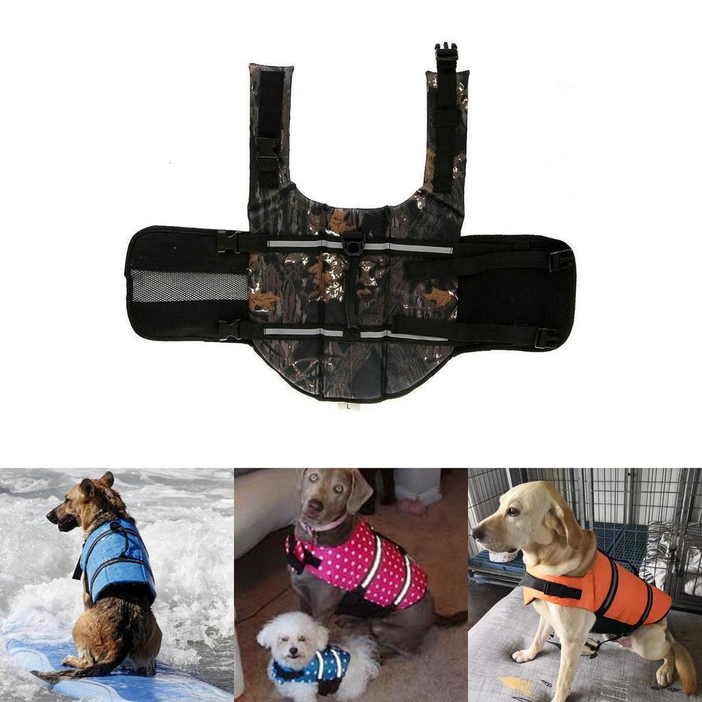 Comfortable And Durable Pet Vest Dog Life Jacket With Reflective Stripes For Water Fun