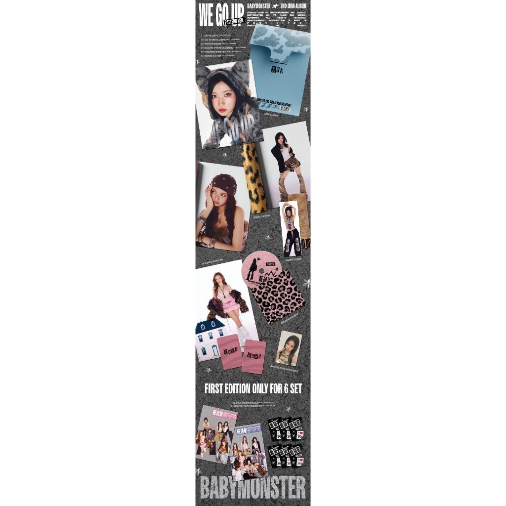 [SKLADEM] BABYMONSTER 2. MINI ALBUM WE GO UP Vzorovaná POHLEDNICE Ver