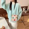 New Plush Dot Crossbody Bags for Women Cute Pink Single Shoulder Crossbody Bag Women Shopping Storage Bag Portable Phe Pouch
