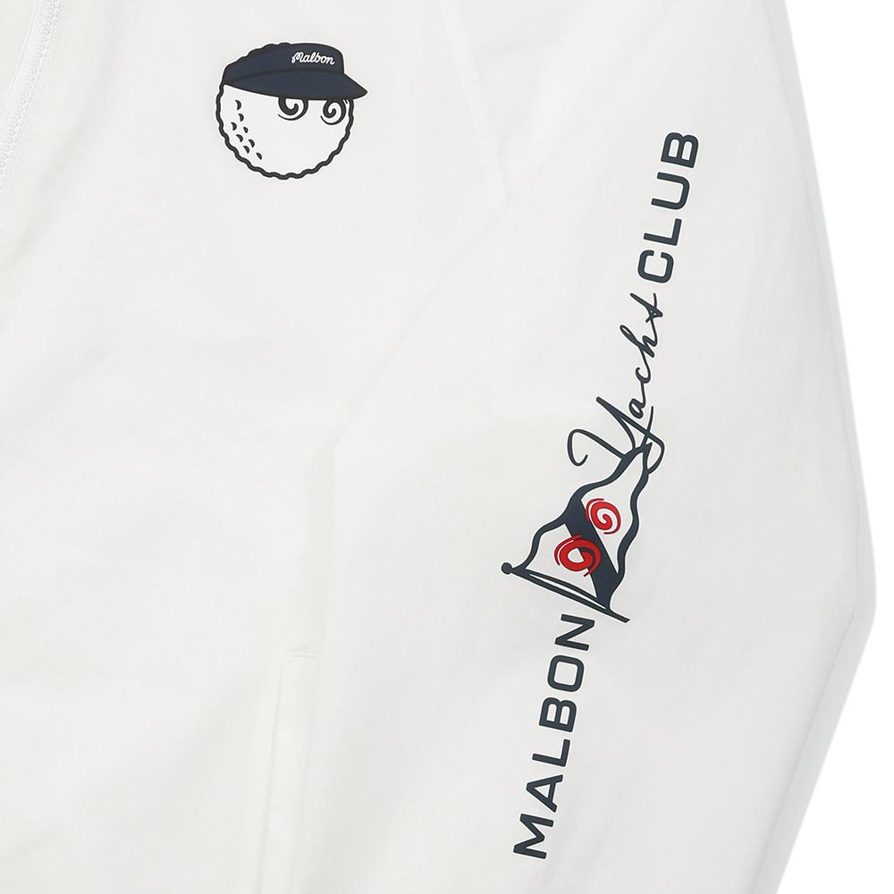 Malbon Golf Yacht Club Lightweight Jacket White (Man)
