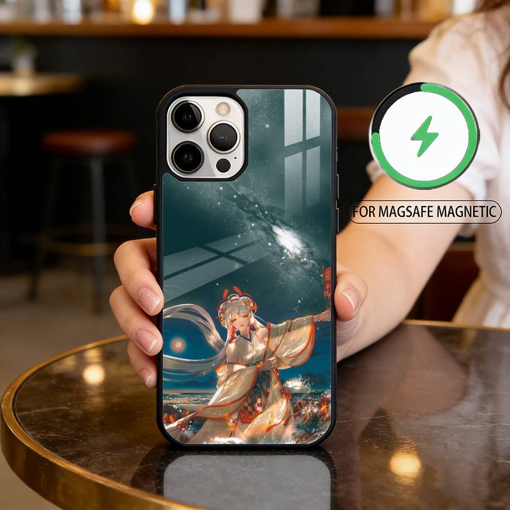 Cool O-Onmyoji Game Magnetic For Magsafe Wireless Charging Phone Case For iPhone17,16,15,14,13,12,11 Plus,Pro Max