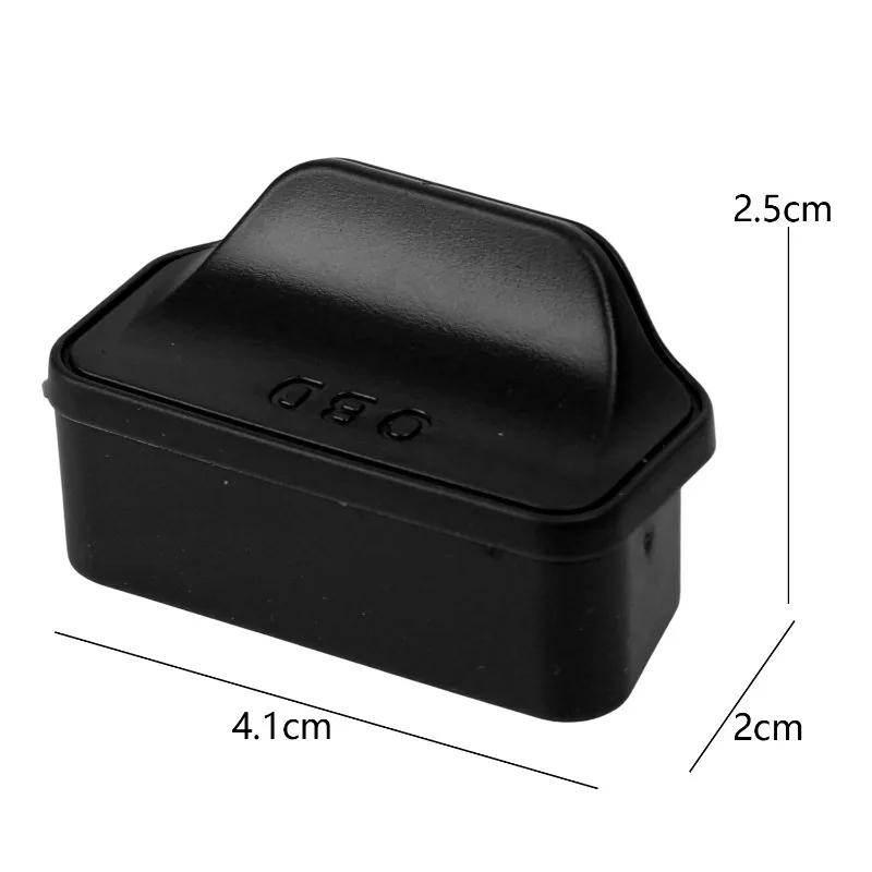 Car OBD Silicone Obd Dust Cover Diagnostic Interface Protective Cover Protective Cover Interior Trim Modification Parts 1/3/5PCS