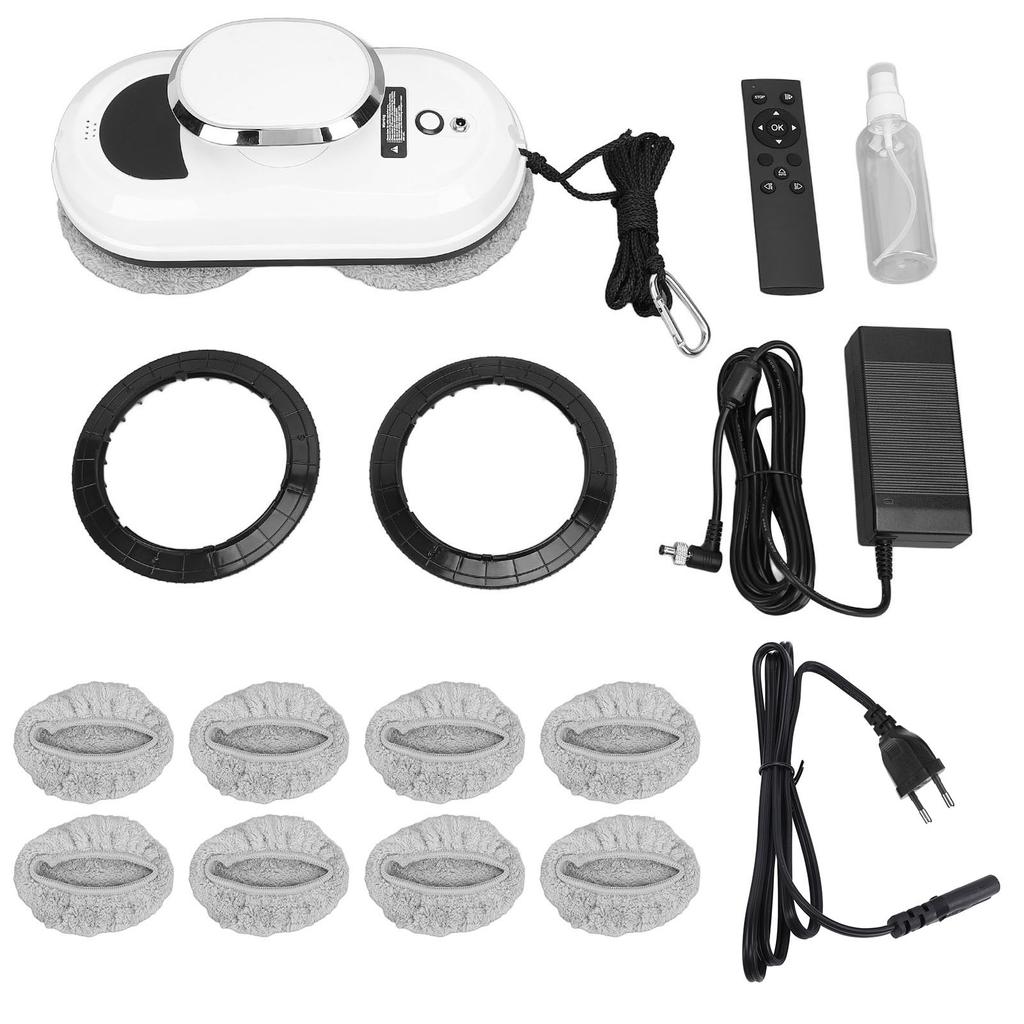 Window Cleaner Robot Automatic Cleaning with Intelligent Path Planning 5600pa Suction Power Remote Control Window Washer