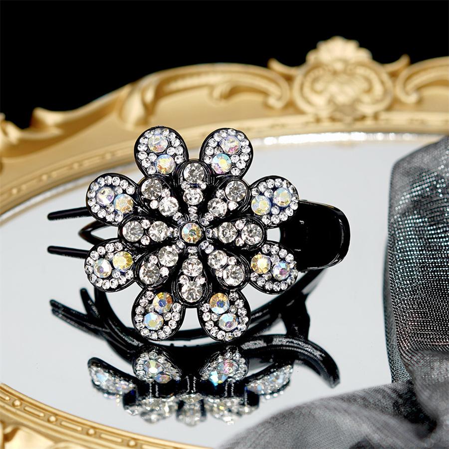 

1pcs Ponytail Headwear Hair Accessories Duckbill Hair Hair Claws Hairgrip Rhinestone Hairpin Duckbill Clip Women Hair Clips new