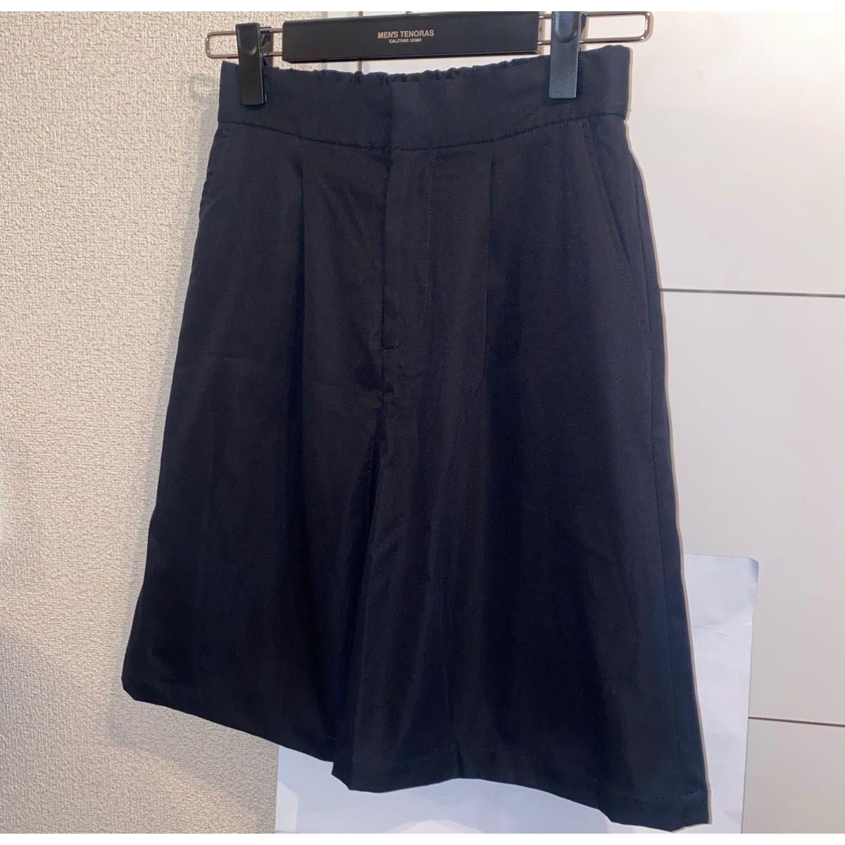 AZUL BY MOUSSY Culotte Skirt Short Pants Half Pants Black Plain Ladies