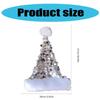 Christmas Hats for Holiday Celebration Festival Props Hat All Age Small Large Sequined Santa Caps Party Gathering Headwear