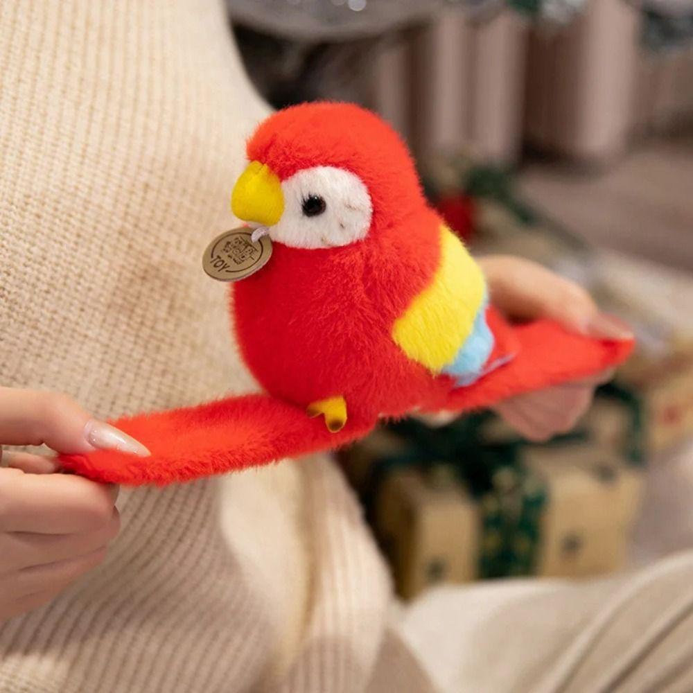Plüschtier Vögel Schnapp-Armband Taschenanhänger Stehende Tiere Schlüsselanhänger