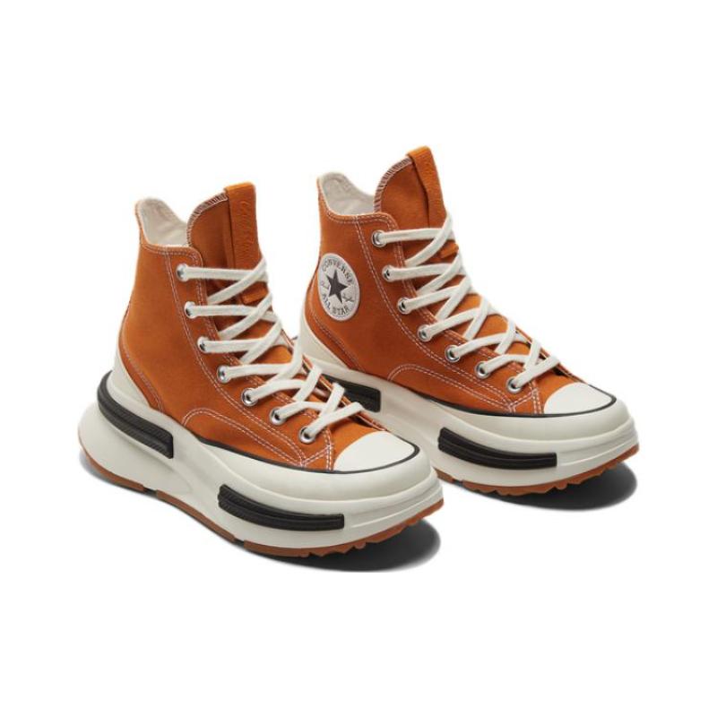 Converse Run Star Legacy Cx Trendy Vintage Platform Orange Sandwich High Top Canvas Shoes Unisex Kumquat Colour